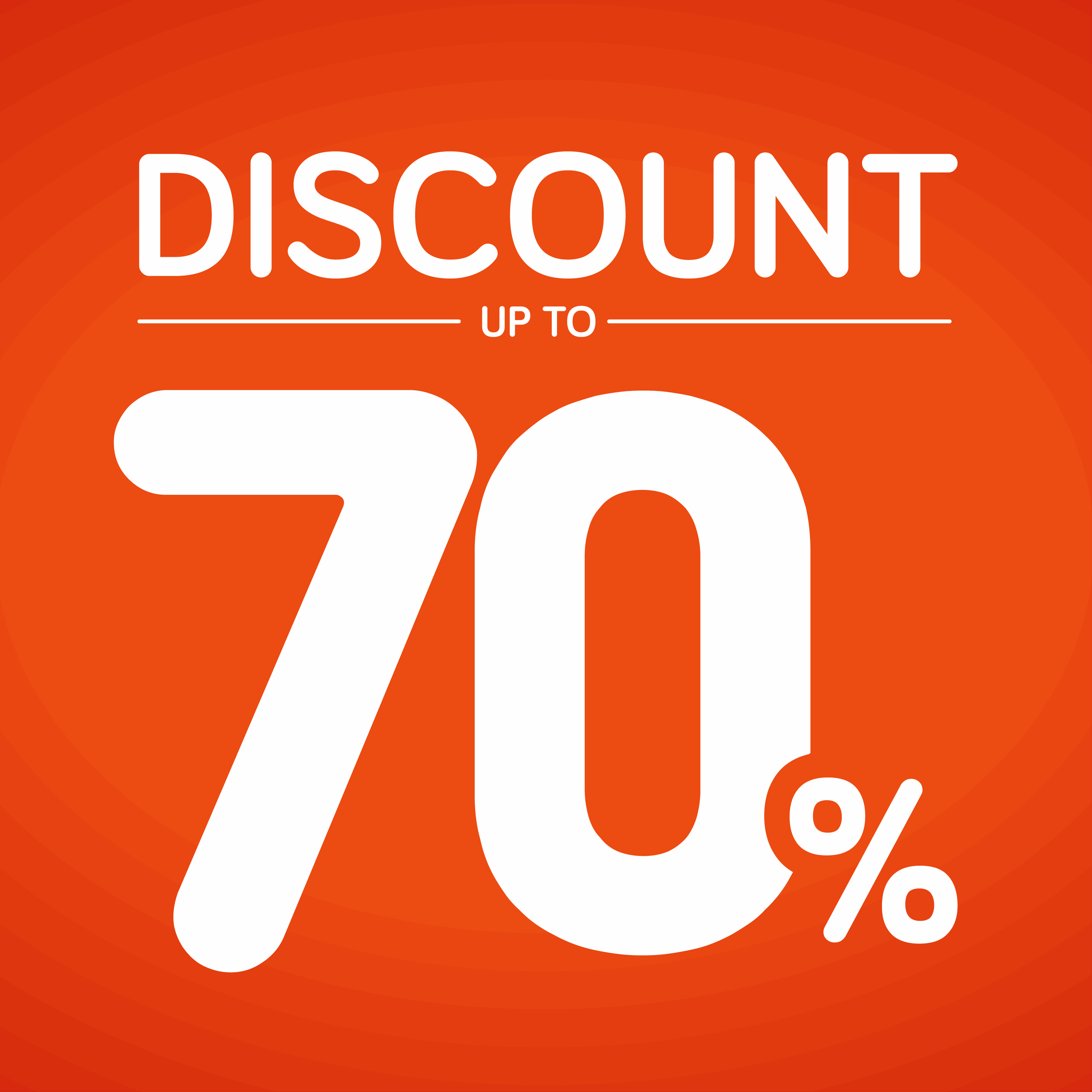 Discount Up to 70%