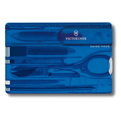 Victorinox Swiss Card Classic in blue transparent