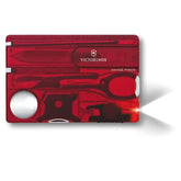 Victorinox Swiss Card Lite in red transparent