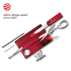 Victorinox Swiss Card Lite in red transparent