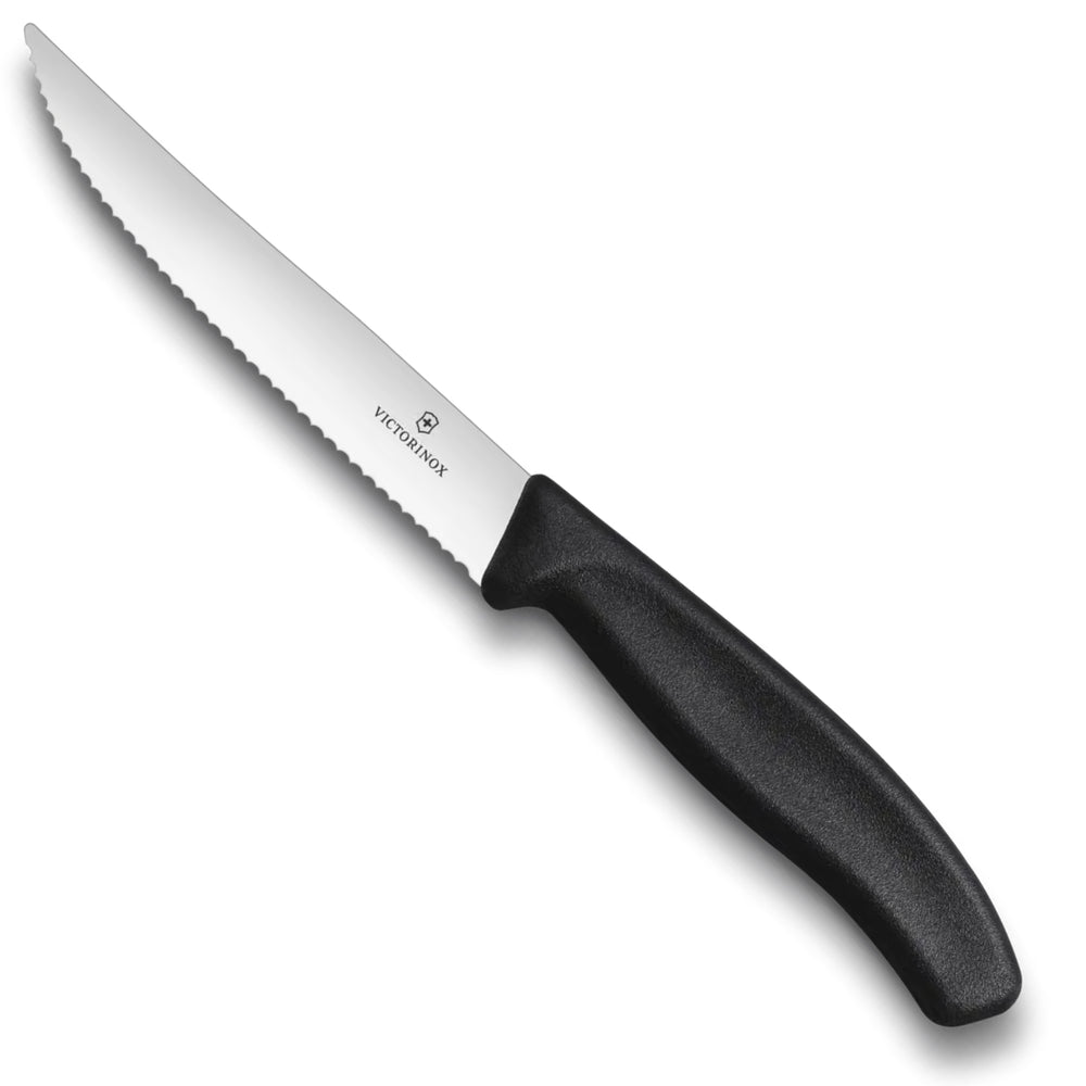 Victorinox Swiss Classic Gourmet Steak Knife, 12 cm in Black - 6.7933.12
