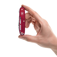 Victorinox Synergy Alox in Red Blue & Silver | Swiss Made Pocket Knife with 9 Functions