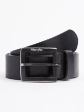 Wrangler Kabel Buckle Leather Belt Black