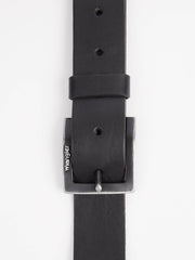 Wrangler Kabel Buckle Leather Belt Black