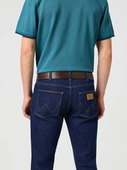 Wrangler Kabel Buckle Leather Belt Brown