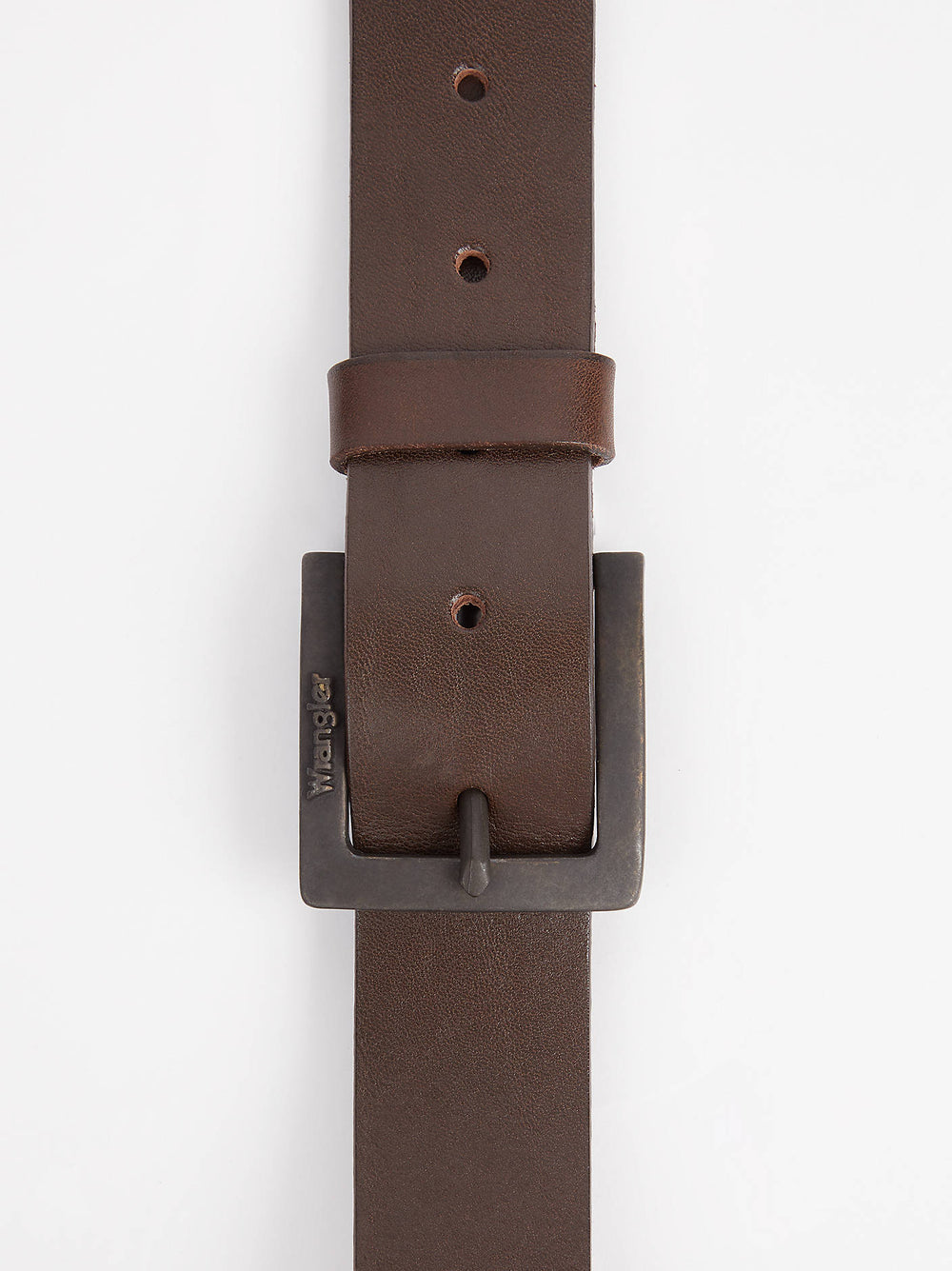 Wrangler Kabel Buckle Leather Belt Brown