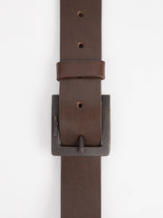 Wrangler Kabel Buckle Leather Belt Brown