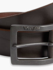 Wrangler Kabel Buckle Leather Belt Brown