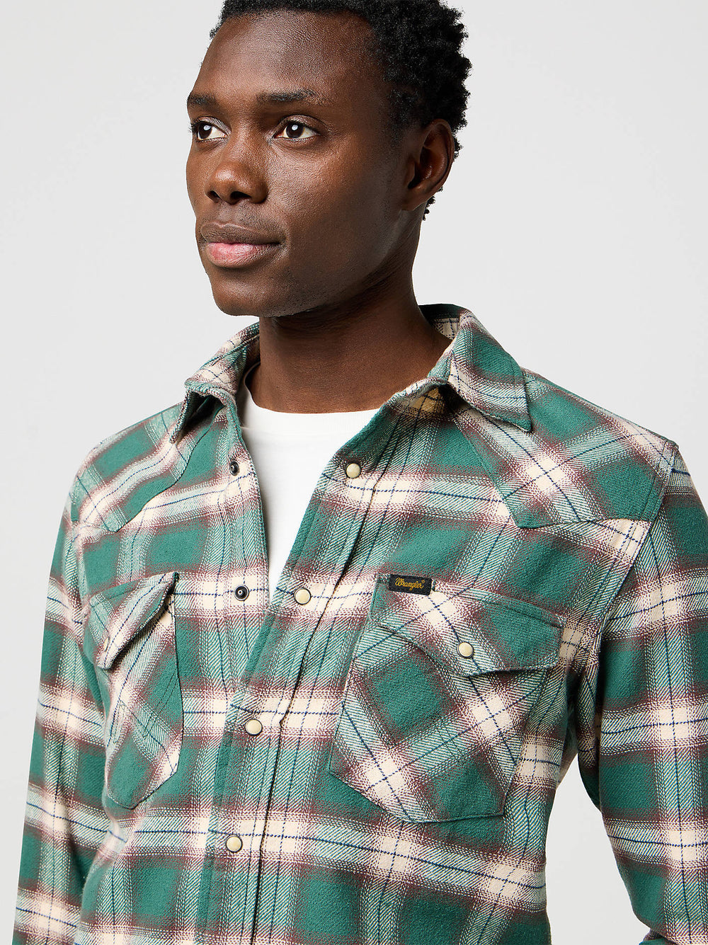 Wrangler Regular Western Shirt Bistro Green