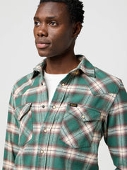 Wrangler Regular Western Shirt Bistro Green