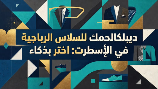 Professional header image for list-based article: دليلك الكامل للملابس الرجالية في الإمارات: اختر بذكاء