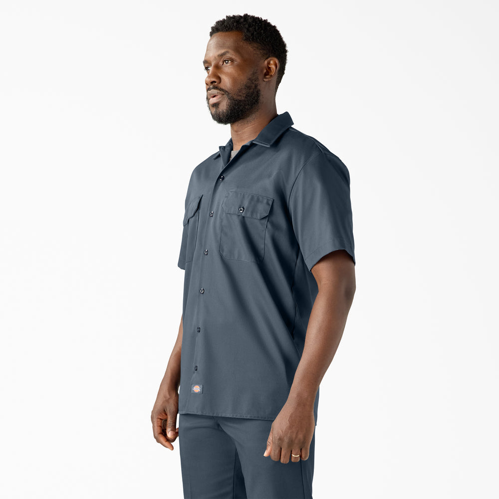 Dickies Men's 1574 Short Sleeve Work Shirt Airforce Blue
