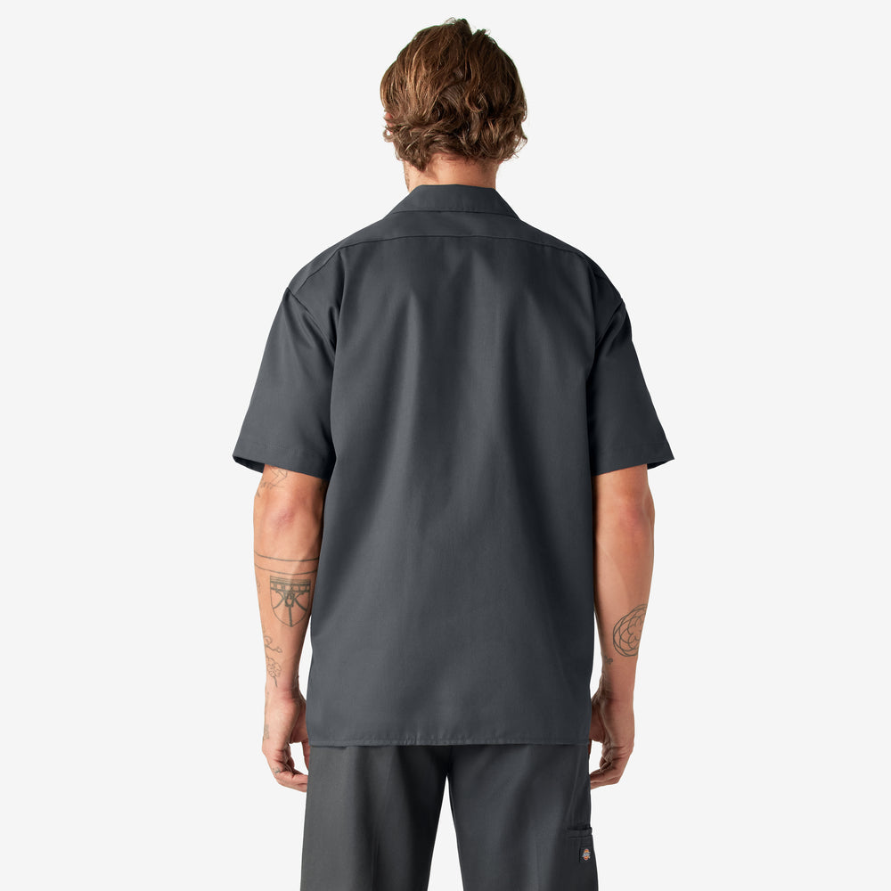 Dickies Men's 1574 Short Sleeve Work Shirt Charcoal Gray