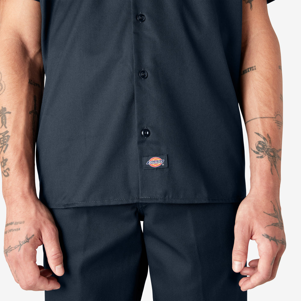 Dickies Men's 1574 Short Sleeve Work Shirt Dark Navy