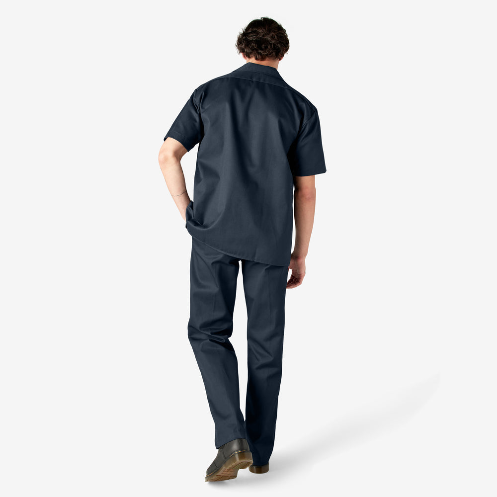 Dickies Men's 1574 Short Sleeve Work Shirt Dark Navy