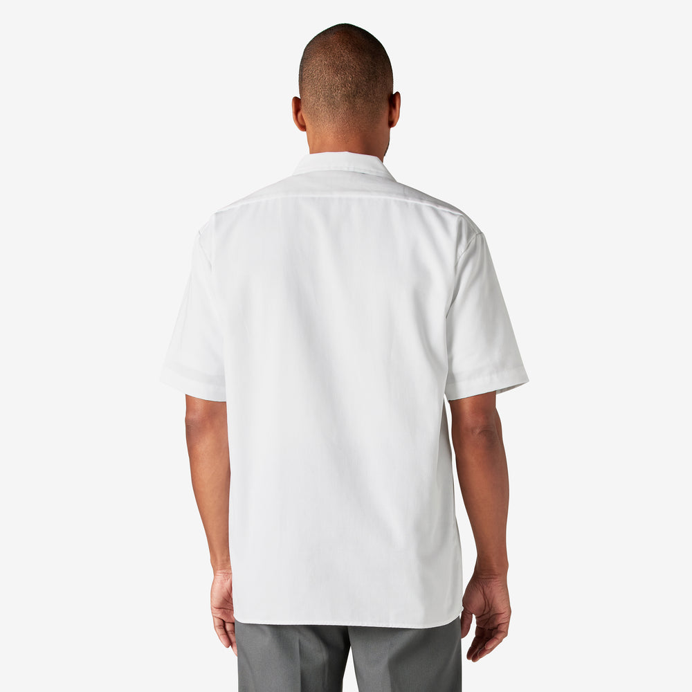 Dickies Men's 1574 Short Sleeve Work Shirt White