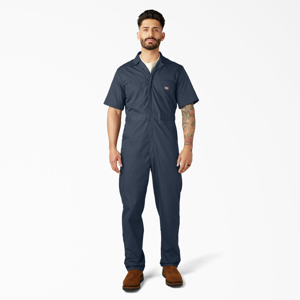 Dickies Mens Short Sleeve Coverall Dark Navy