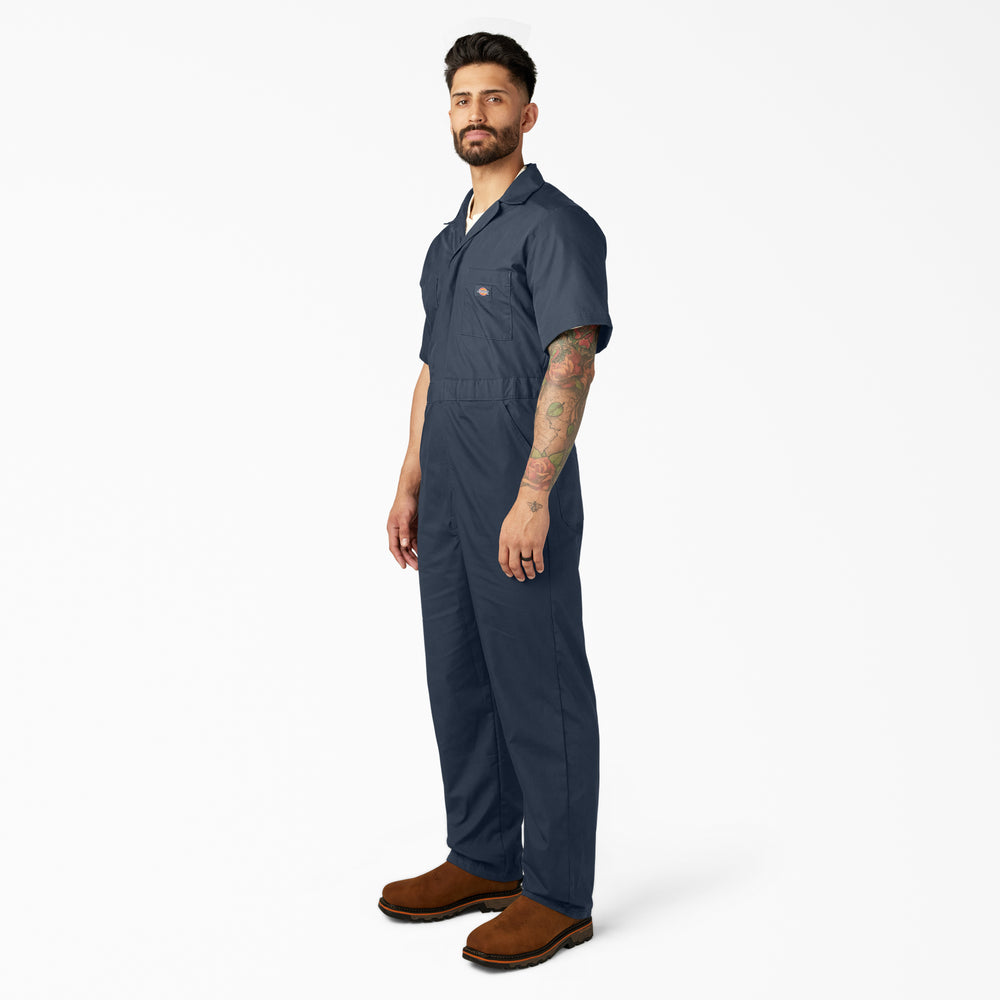 Dickies Mens Short Sleeve Coverall Dark Navy