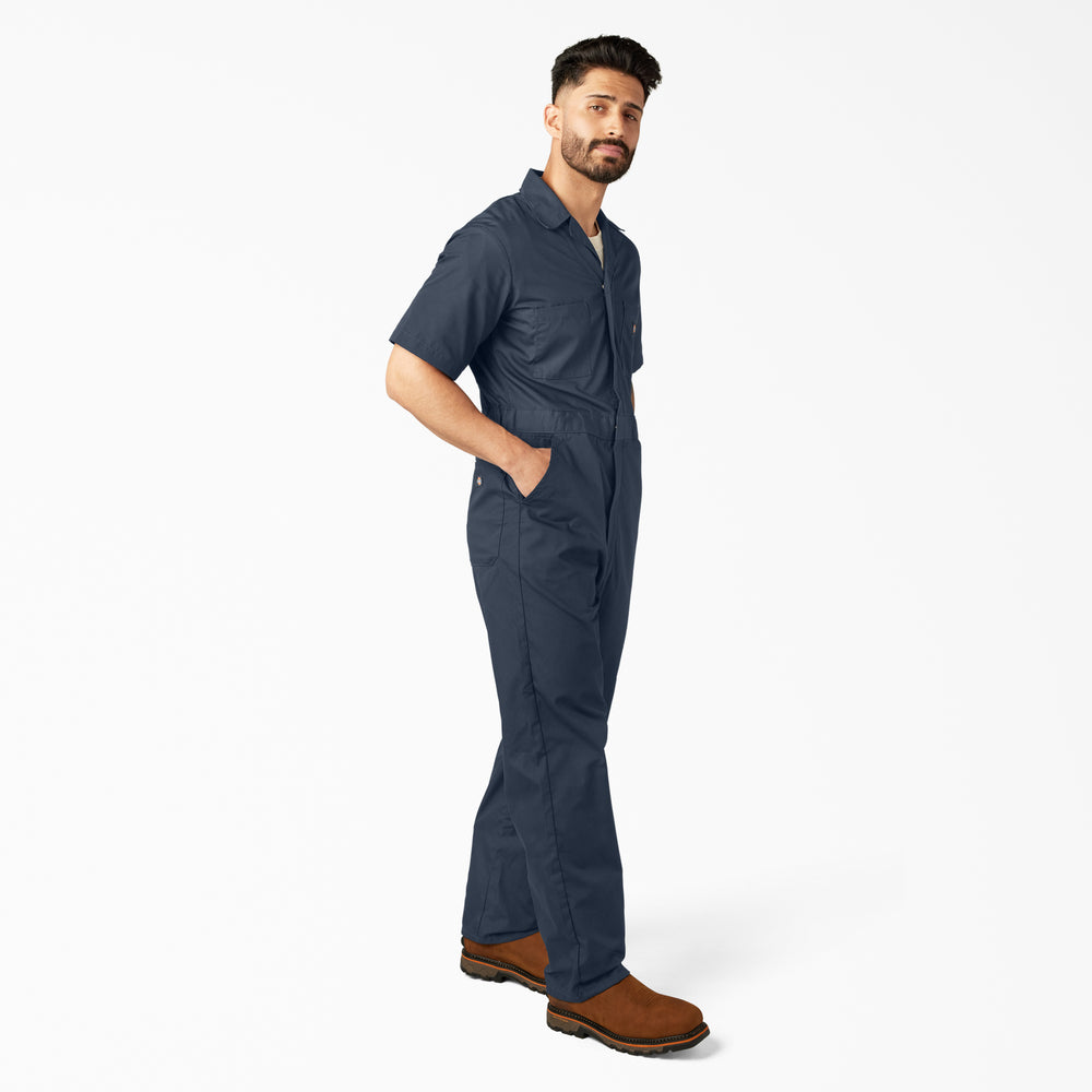Dickies Mens Short Sleeve Coverall Dark Navy