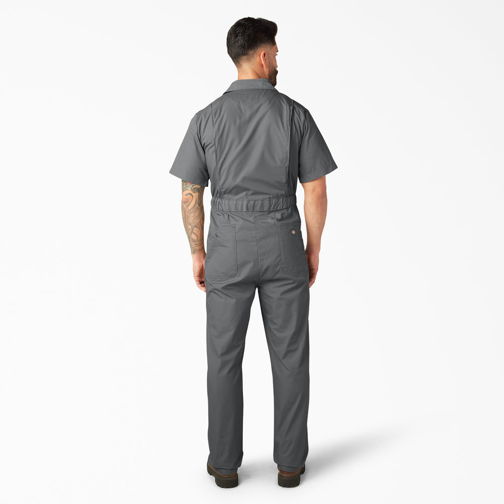 Dickies Mens Short Sleeve Coverall Gray
