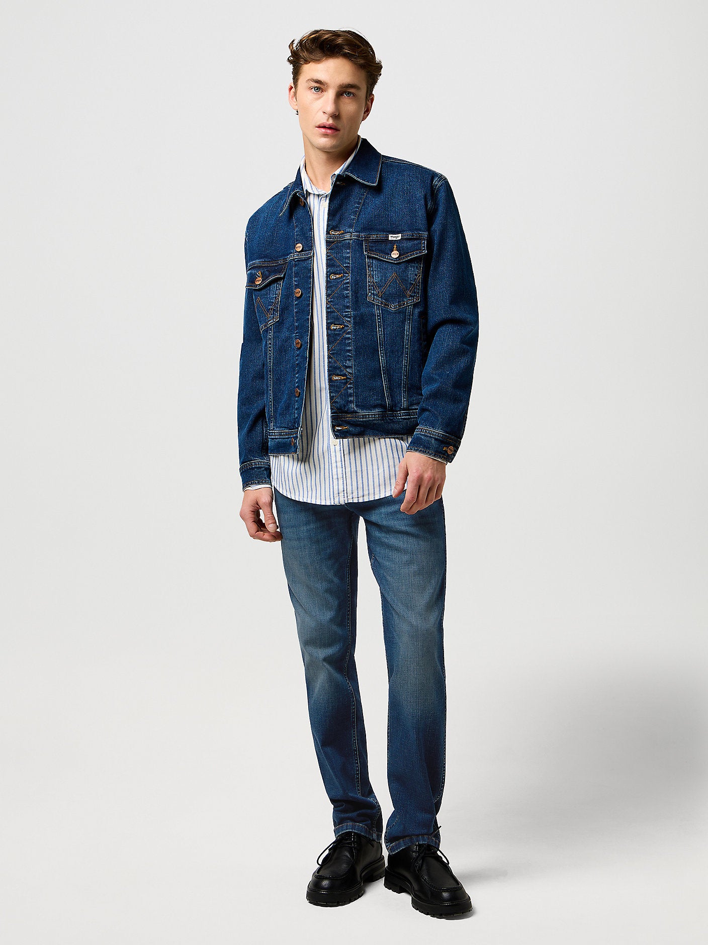 Wrangler Greensboro High Stretch Straight Leg Jean for Men - Comfortable Denim