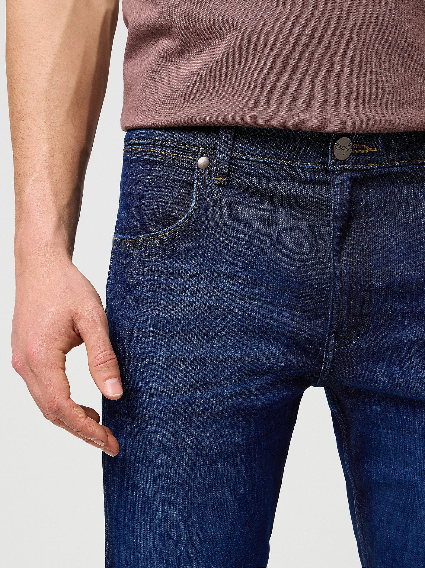 Wrangler Greensboro High Stretch Straight Leg Jean for Men - Comfortable Denim