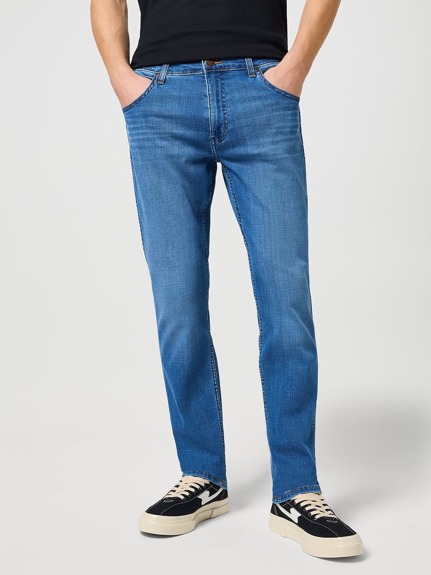 Wrangler Greensboro Medium Stretch Straight Leg Jean for Men - Comfortable Denim