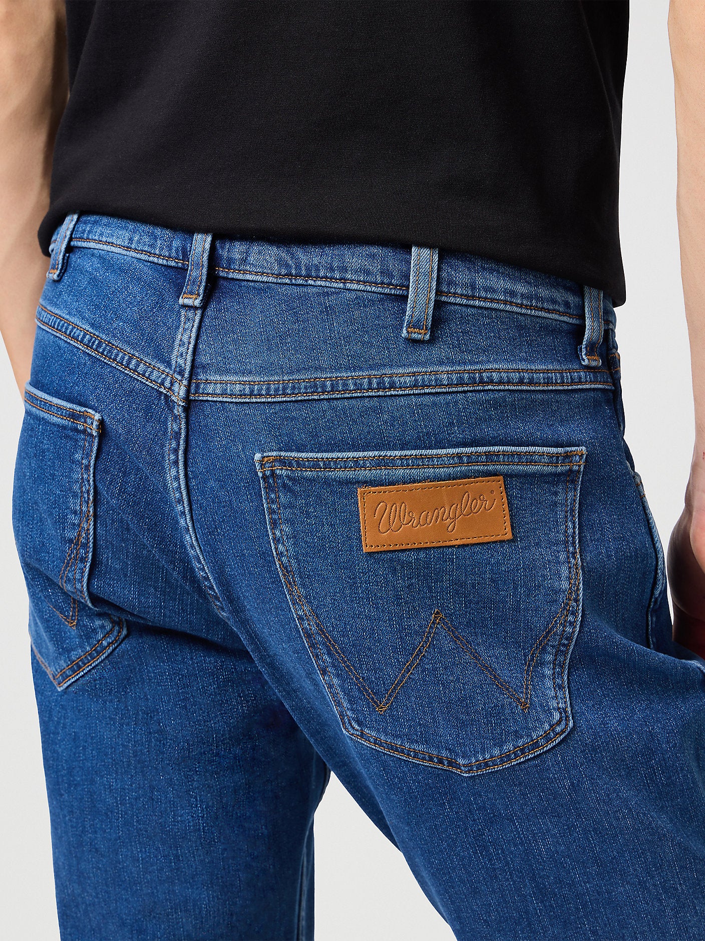 Wrangler Greensboro Medium Stretch Straight Leg Jean for Men - Comfortable Denim