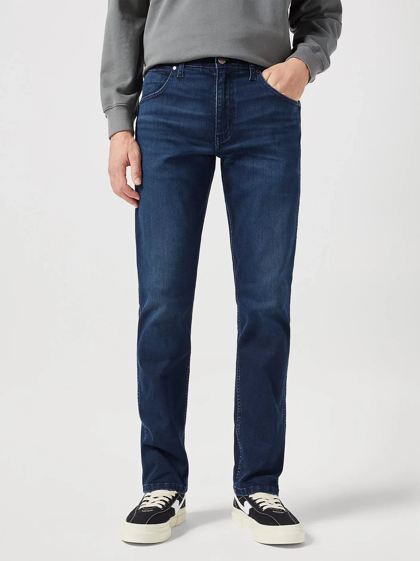 Greensboro Medium Stretch Straight Leg Jean (Wild Horse)