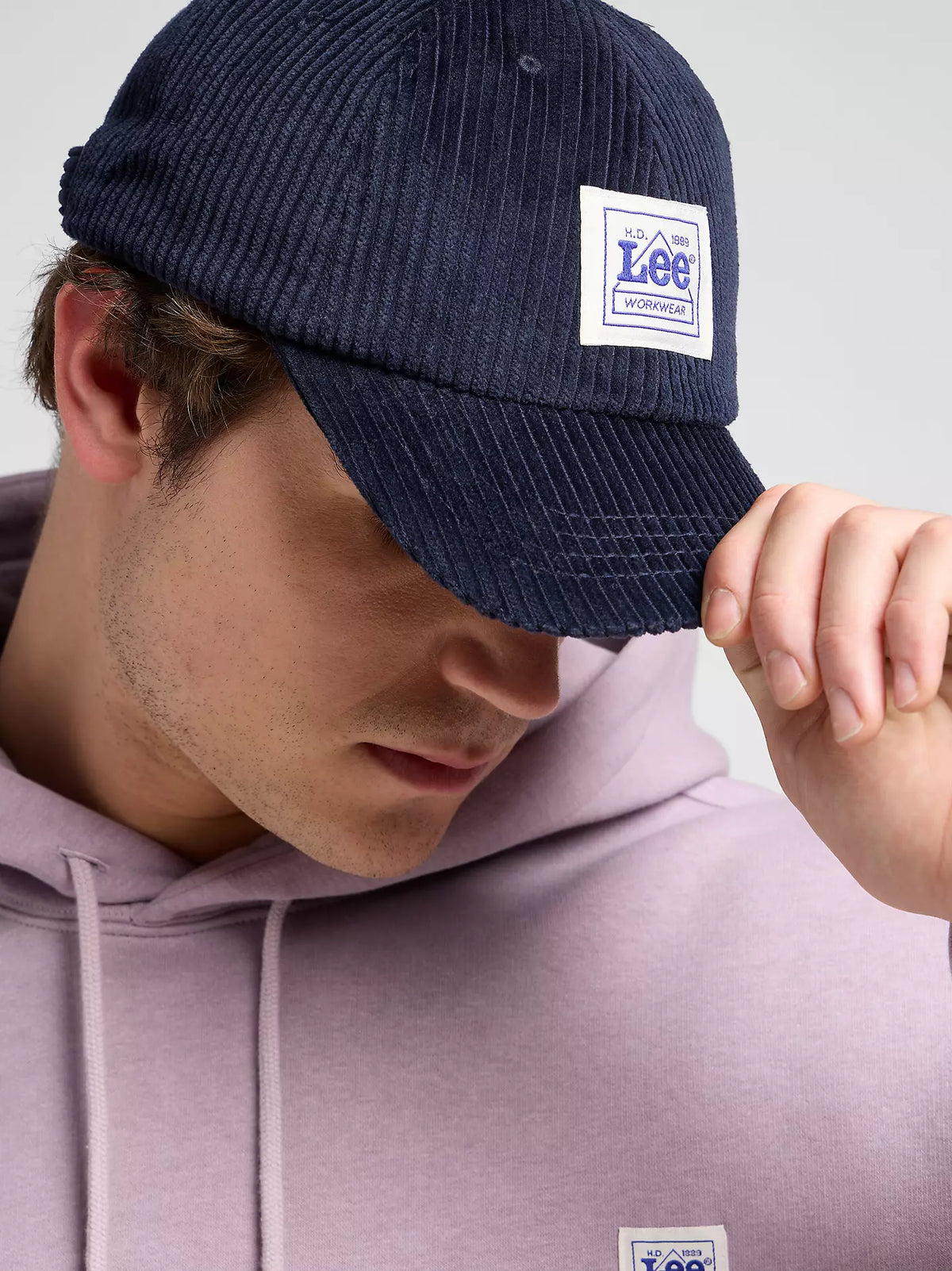 Lee Corduroy Workwear Cap Rivet Navy