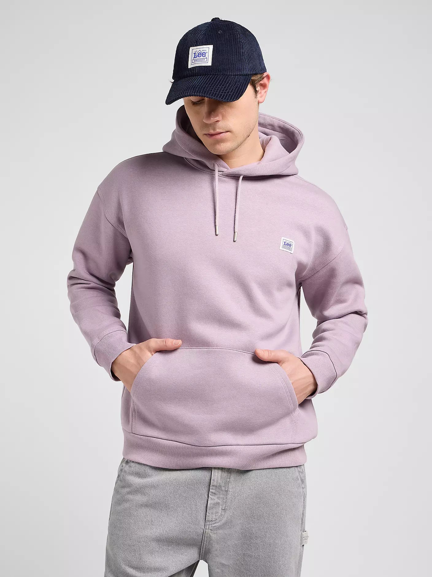 Lee Corduroy Workwear Cap Rivet Navy