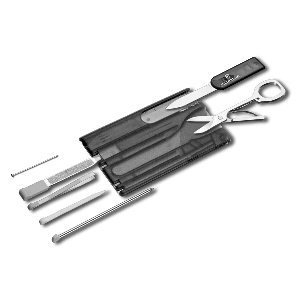 Victorinox Swiss Card Classic in black transparent