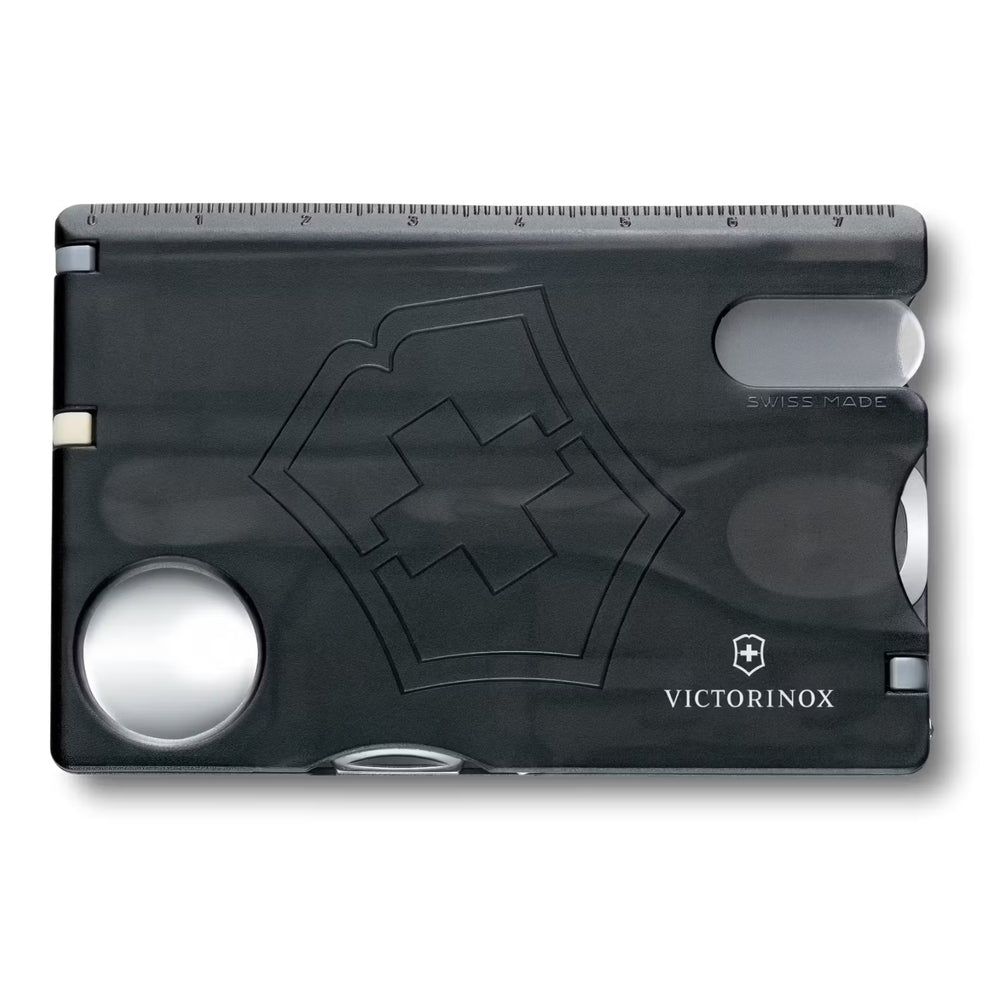Victorinox Swiss Card Nailcare in black transparent