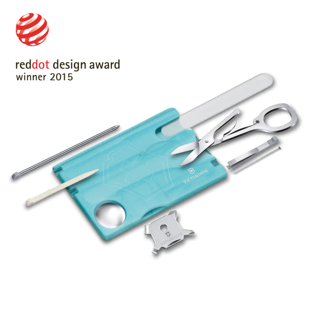 Victorinox Swiss Card Nailcare in ice blue translucent