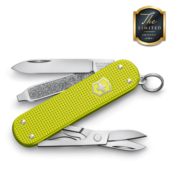 Victorinox Classic SD Alox Limited Edition 2023 in Electric Yellow - 0.6221.L23