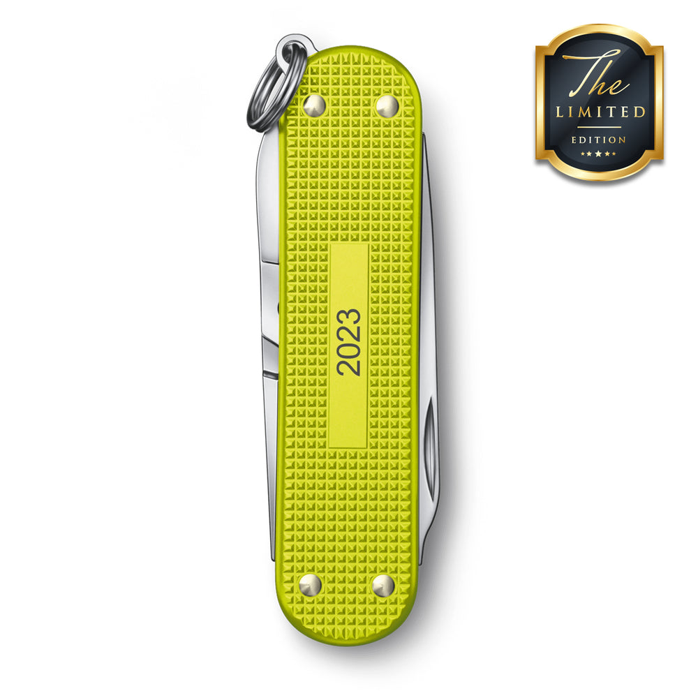 Victorinox Classic SD Alox Limited Edition 2023 in Electric Yellow - 0.6221.L23