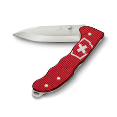 Victorinox Evoke Alox in Red Blue-Red & Silver | Swiss Made Folding Knife with 4 Functions