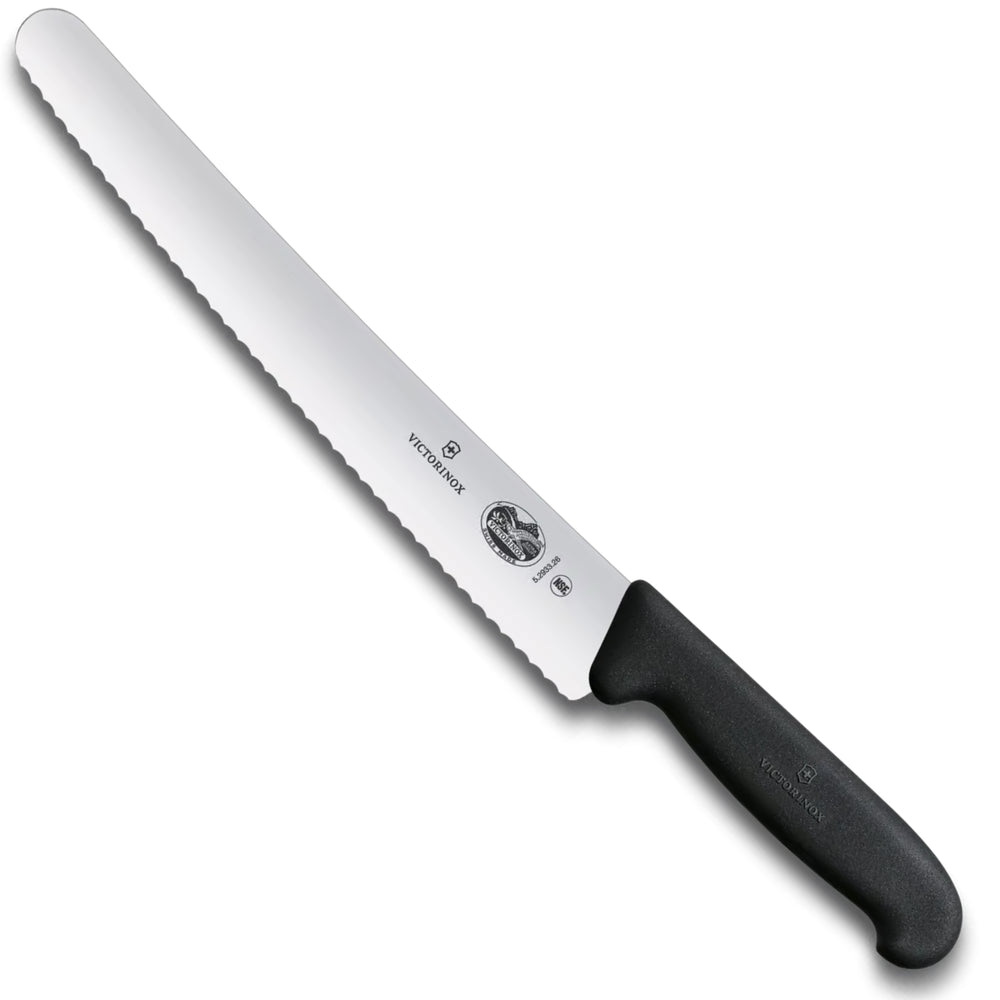 Victorinox Fibrox® Bread &amp; Pastry Knife, 10 in in Black  - 5.2933.26