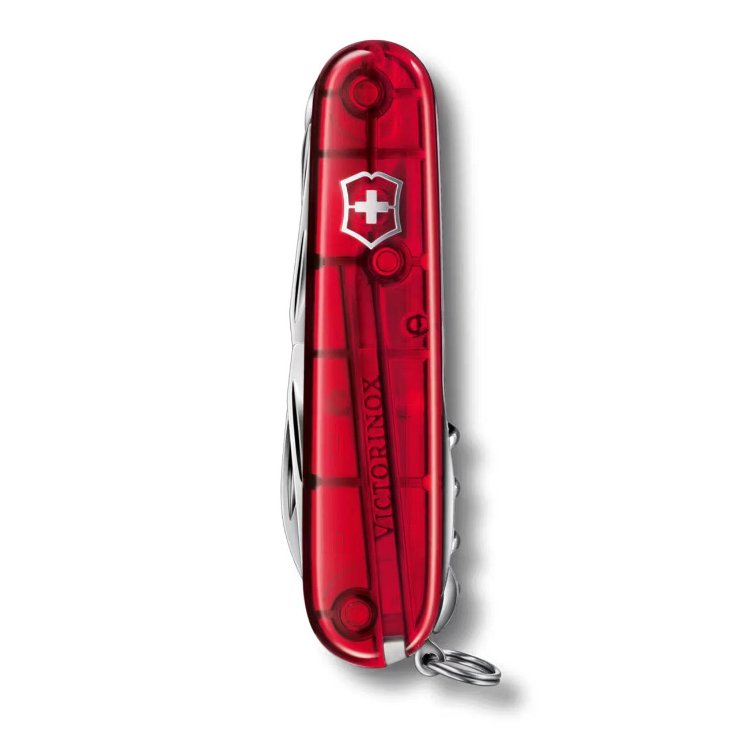 Victorinox Huntsman in Red Transparent - 1.3713.T Swiss Army Knife