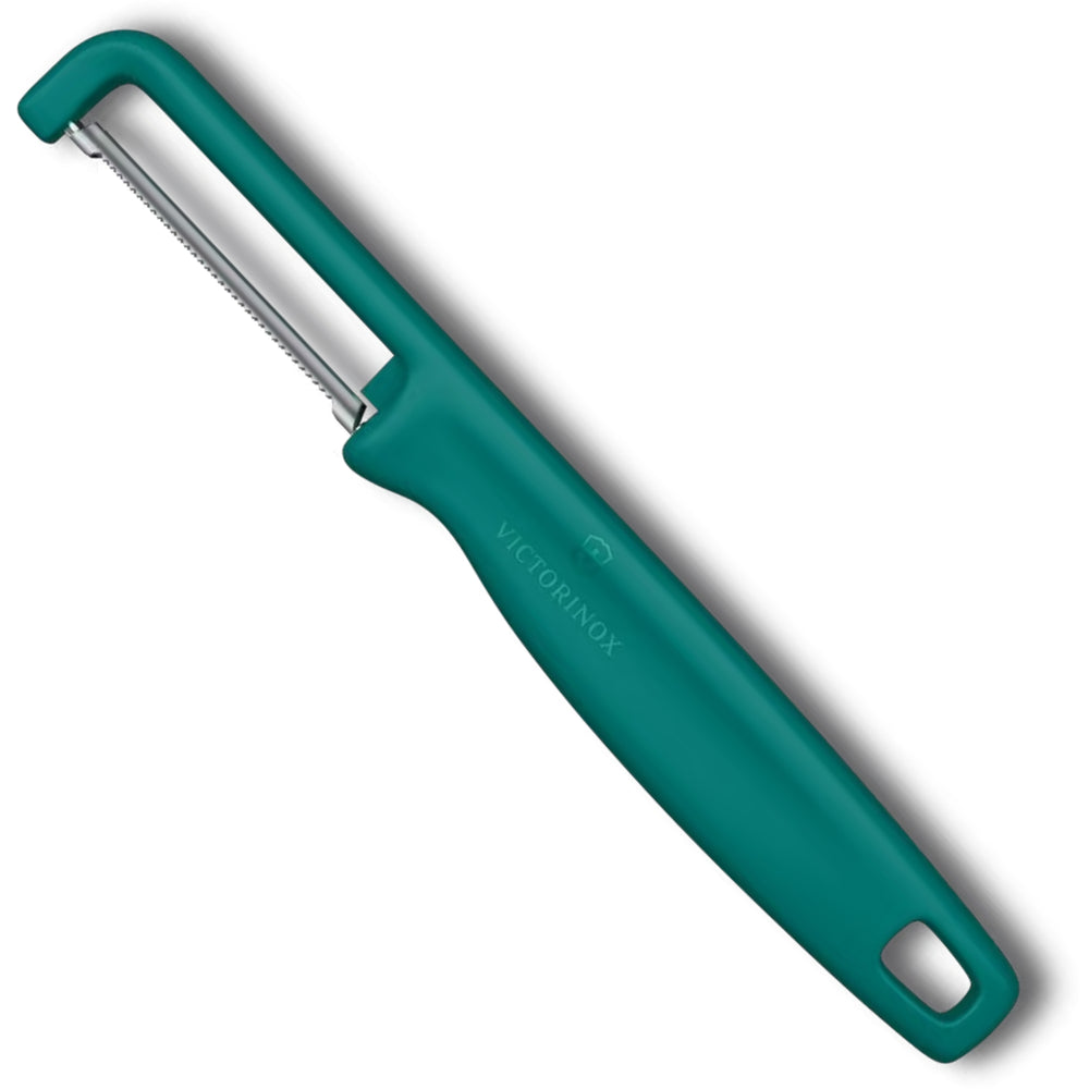 Victorinox Iota Serrated Peeler in Kale Green - 6.0943.4