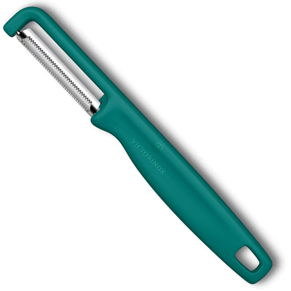 Victorinox Iota Serrated Peeler in Kale Green - 6.0943.4