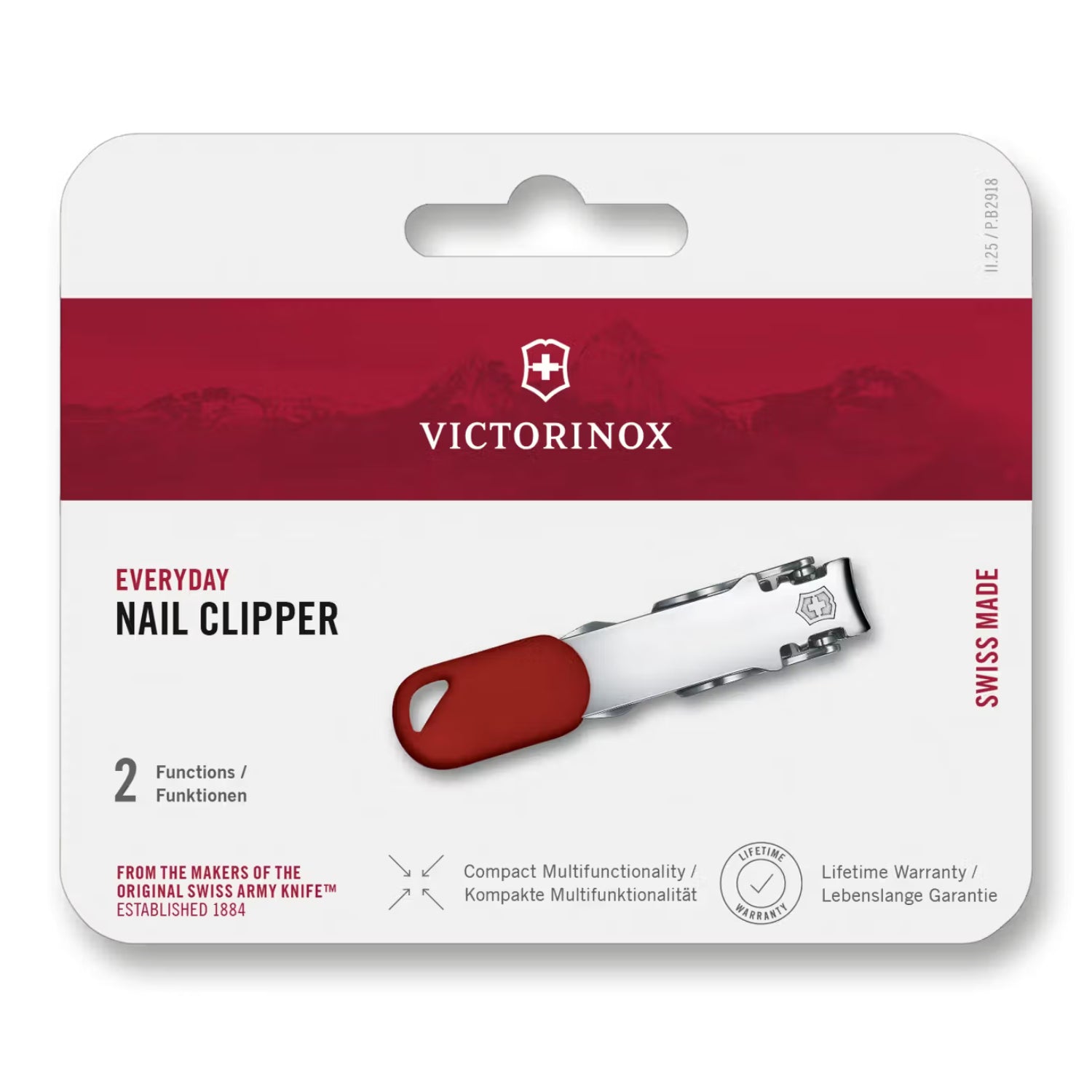 Victorinox Nail Clipper in red  - 8.2050.B1
