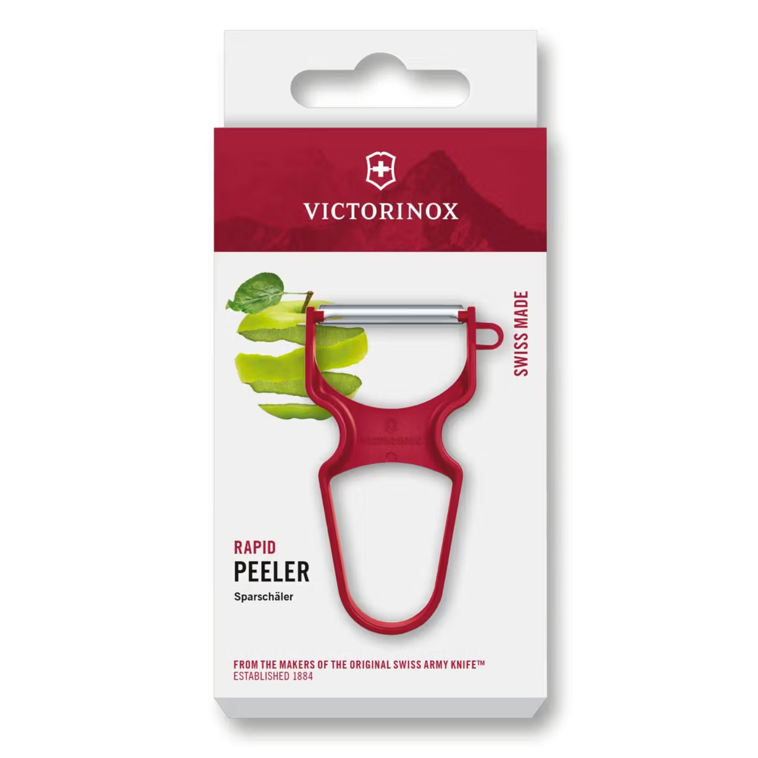 Victorinox RAPID Peeler straight edge in red - 6.0930.1
