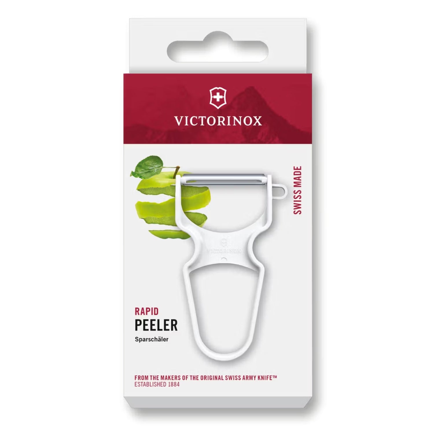 Victorinox RAPID Peeler straight edge in white - 6.0930
