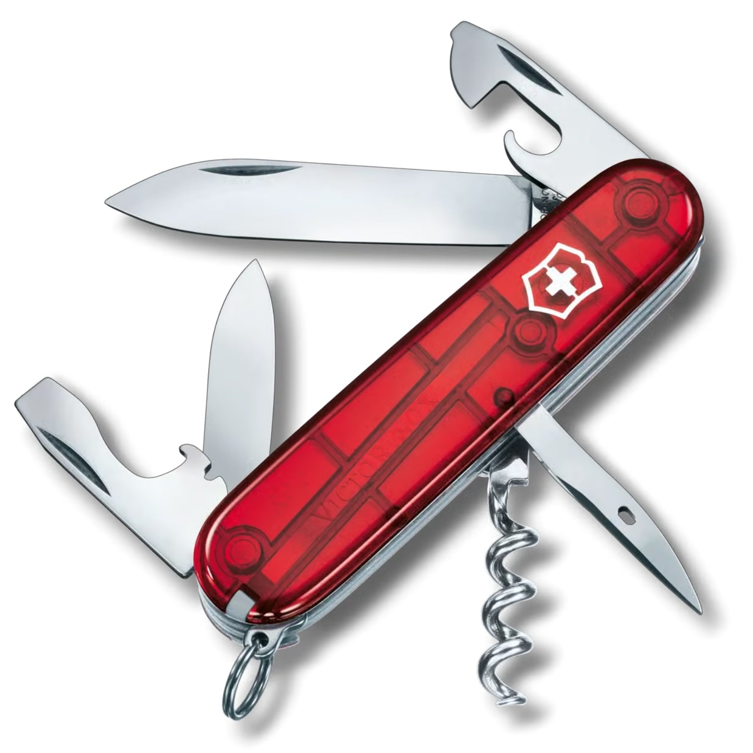 Victorinox Spartan in red transparent  - 1.3603.T