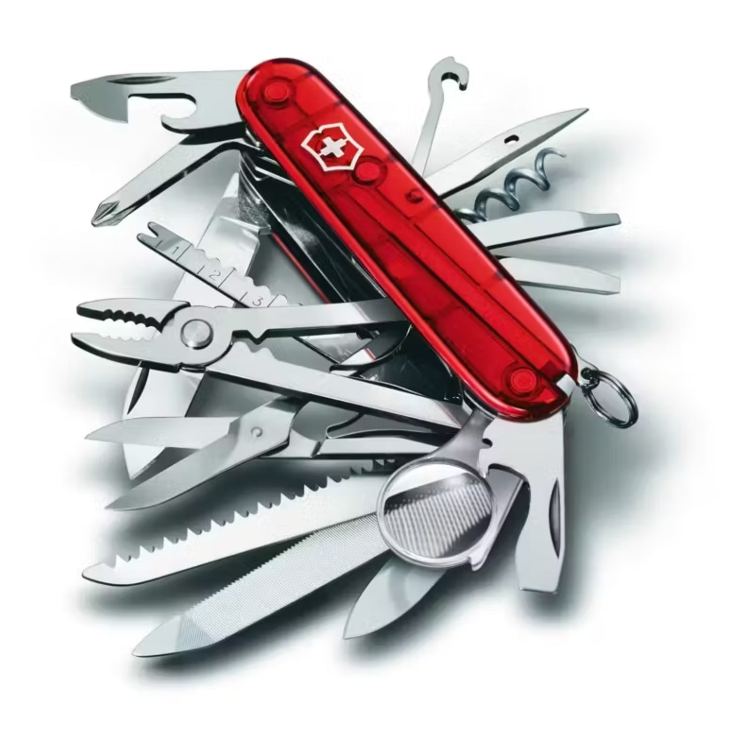 Victorinox Swiss Champ Red Transparent 1.6795.T