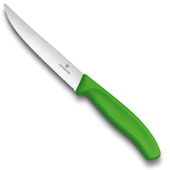 Victorinox Swiss Classic Gourmet Steak Knife, 12 cm in Green  - 6.7936.12L4
