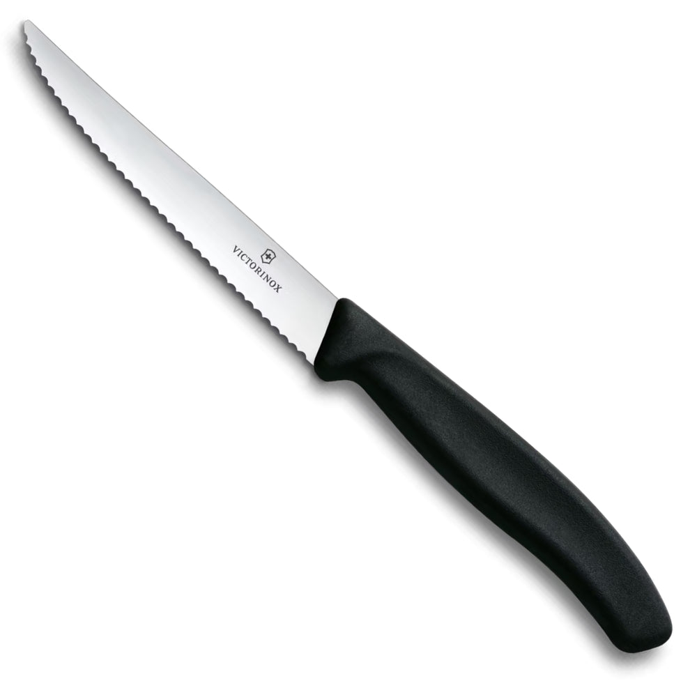 Victorinox Swiss Classic Steak and Pizza Knife, 11 cm in Black - 6.7233