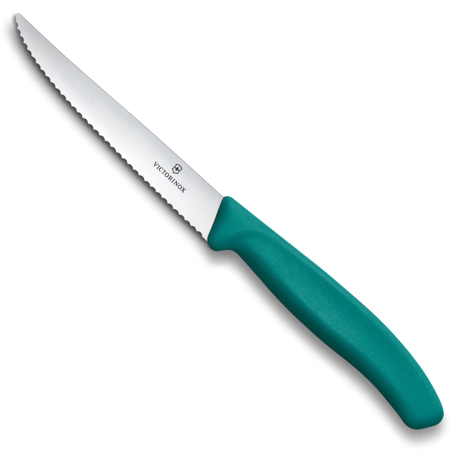 Victorinox Swiss Classic Steak and Pizza Knife, 11 cm in Kale Green - 6.7234.C1
