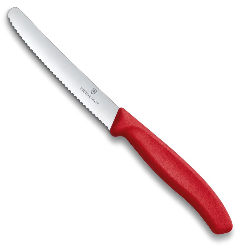 Victorinox Swiss Classic Tomato and Table Knife, 11 cm in Red  - 6.7831